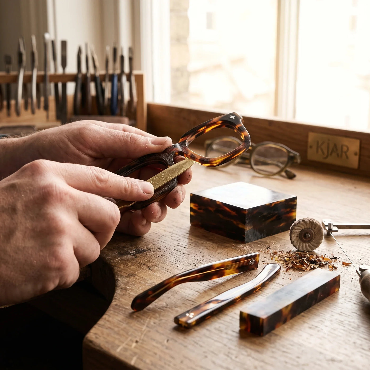 Handcrafted Acetate Eyewear: Why Every KJAR Frame Is Built, Not Molded
