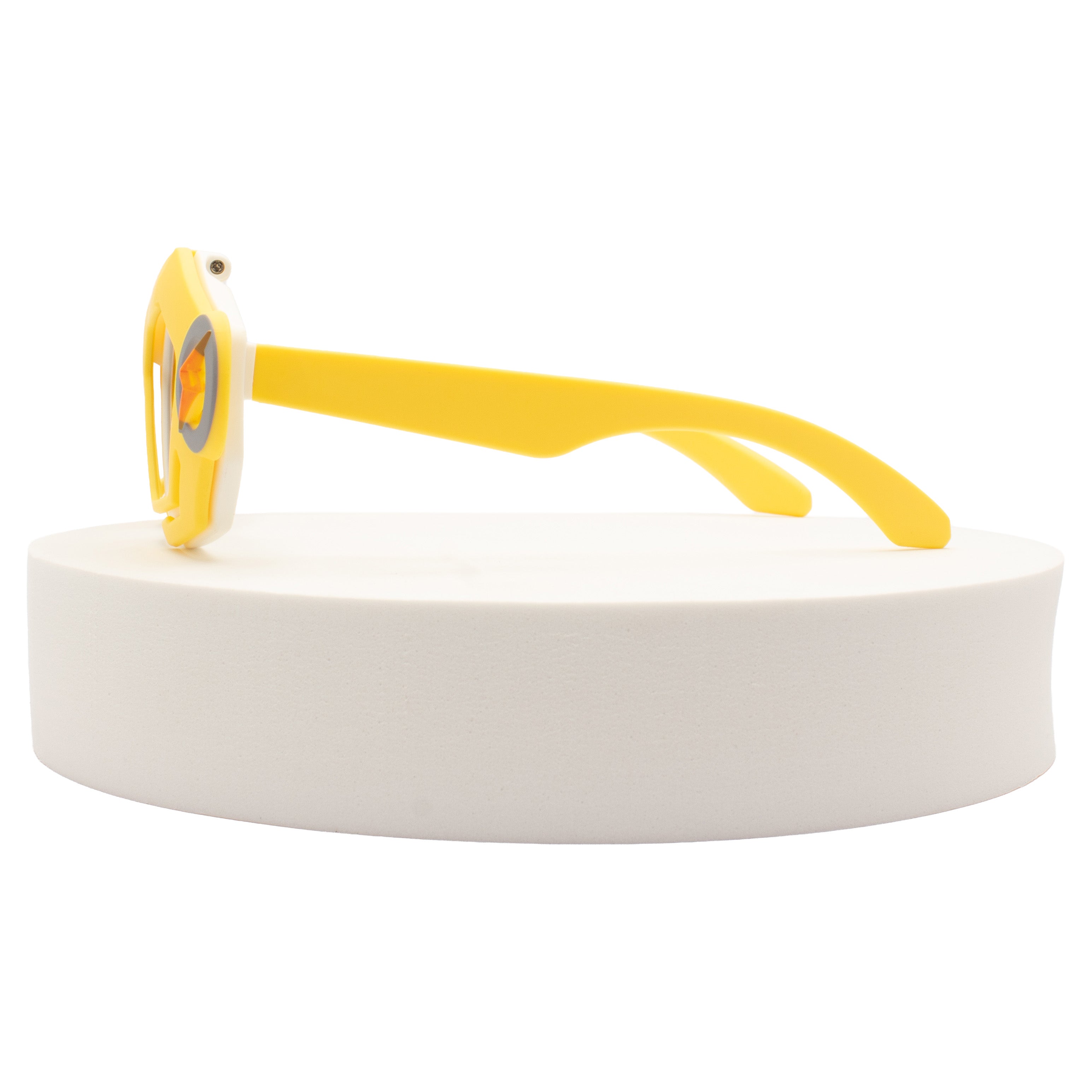 KJAR Kinder Superhero Geometric Polarized Sunglasses – Electric Yellow