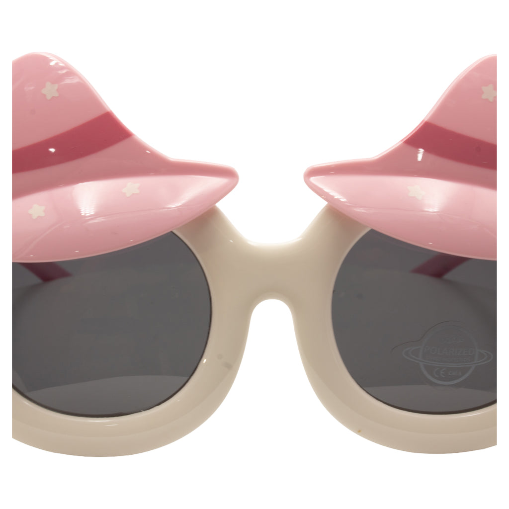 KJAR Kinder Little Wizard Magic Star Polarized Sunglasses for Kids (Pink)