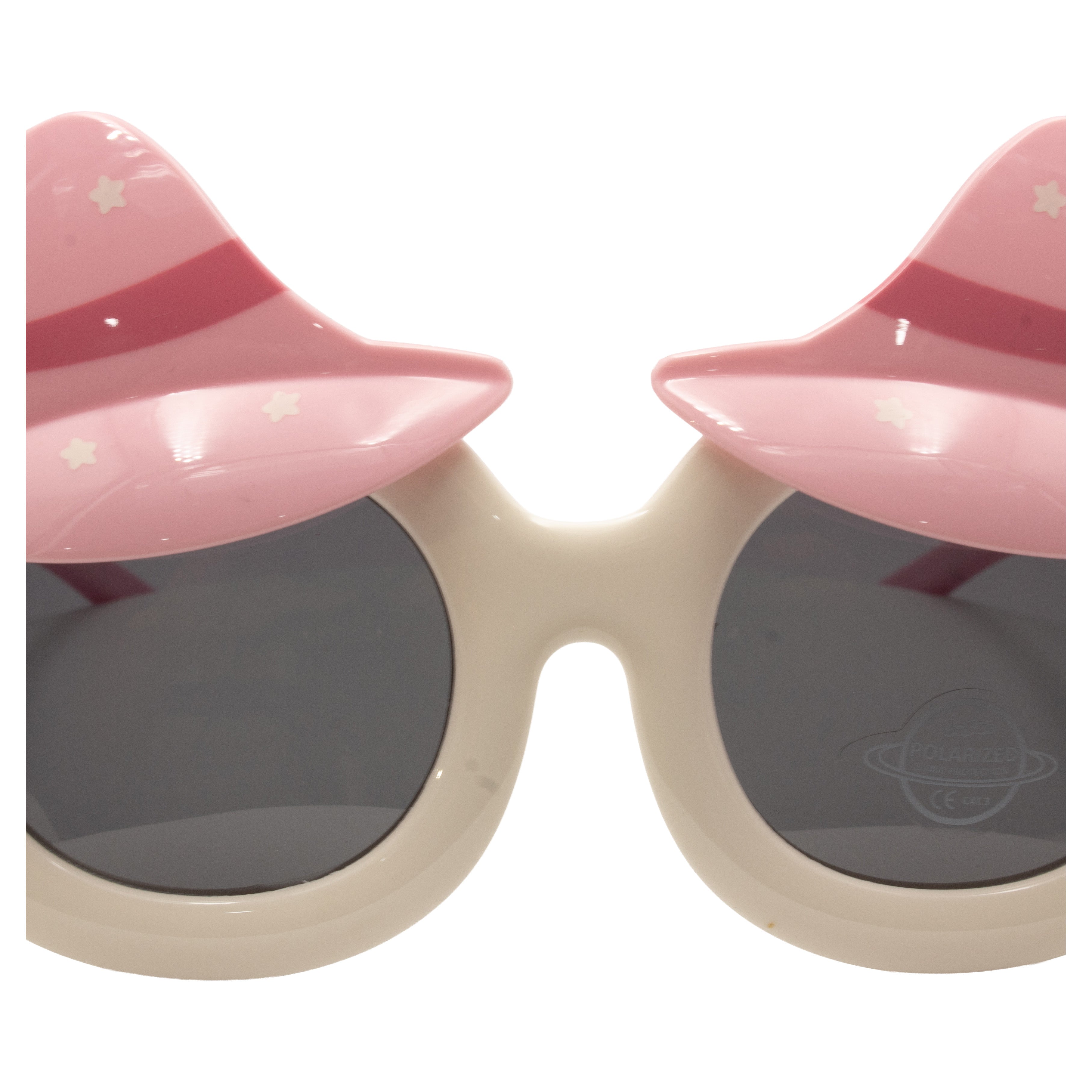 KJAR Kinder Little Wizard Magic Star Polarized Sunglasses for Kids (Pink)