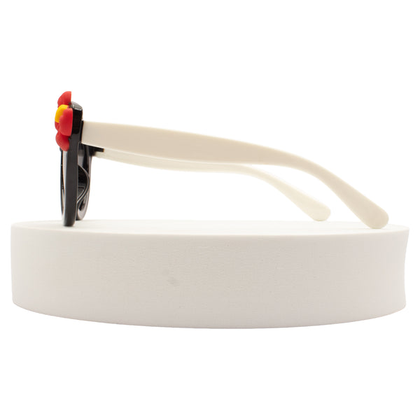 KJAR Kinder "Sweet" Red Bow Round Sunglasses – Classic Black
