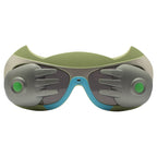 KJAR Kinder Kids Futuristic Alien Hands Sunglasses – Olive Green & Silver