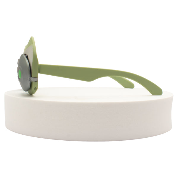 KJAR Kinder Kids Futuristic Alien Hands Sunglasses – Olive Green & Silver